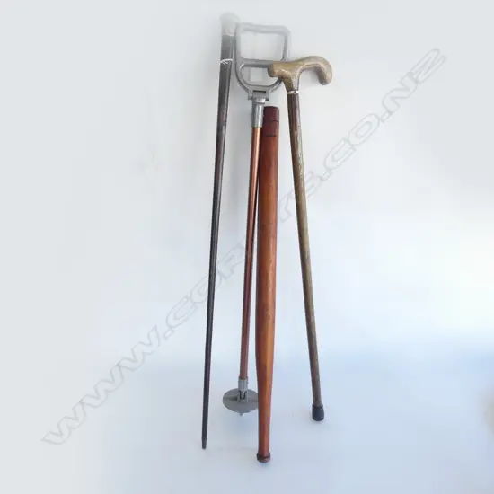 STG TOP WALKING STICK, SOFTBALL BAT, SHOOTING STICK FIELD CHAIR, CANE AF