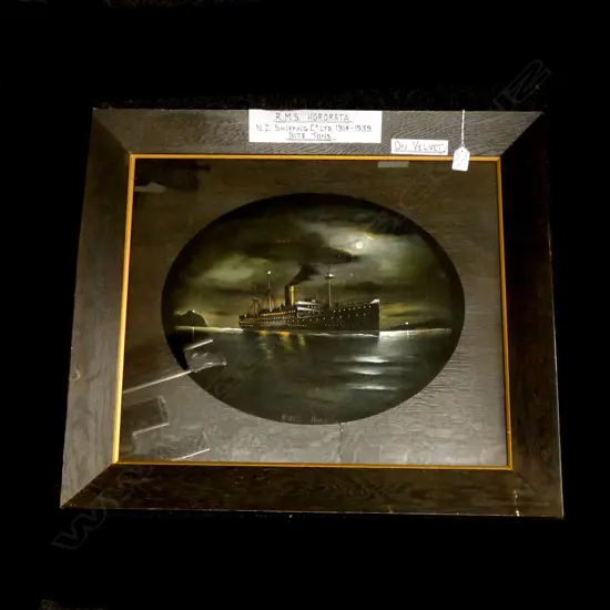 RMS HORORATA PAINTED ON VELVET - 480 X 380MM