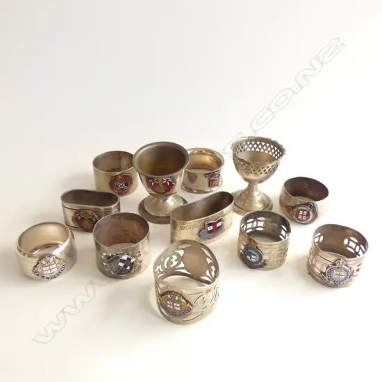 BAG ASST SHIPPING NAPKIN RINGS & EGG CUPS