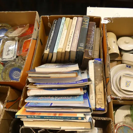 LG BOX OLD SHIPPING & MARITIME RELATED BOOKS