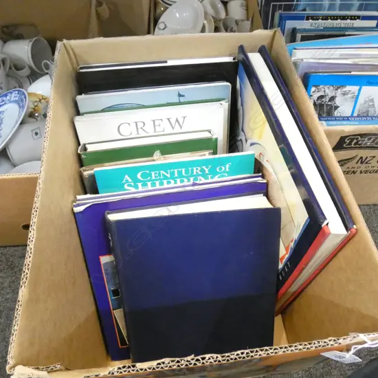 BIG BOX LARGE SHIPPING & MARITIME BOOKS