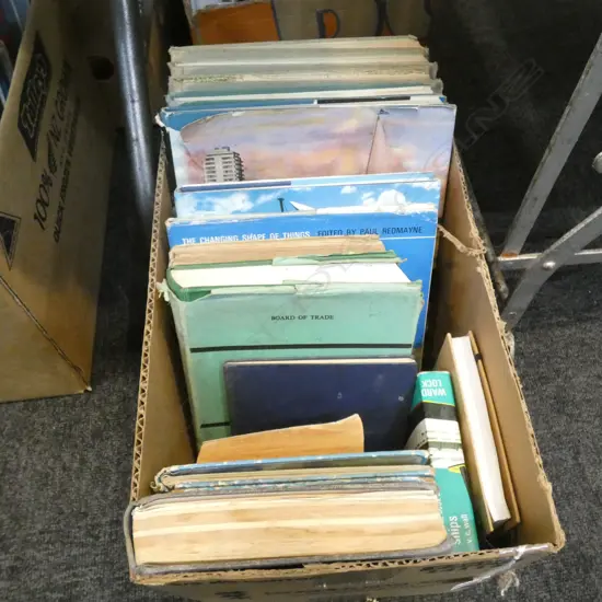 BOX OLD SHIPPING / MARITIME RELATED BOOKS