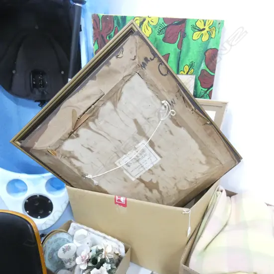 BOX LOT ASST. LARGE ARTWORKS