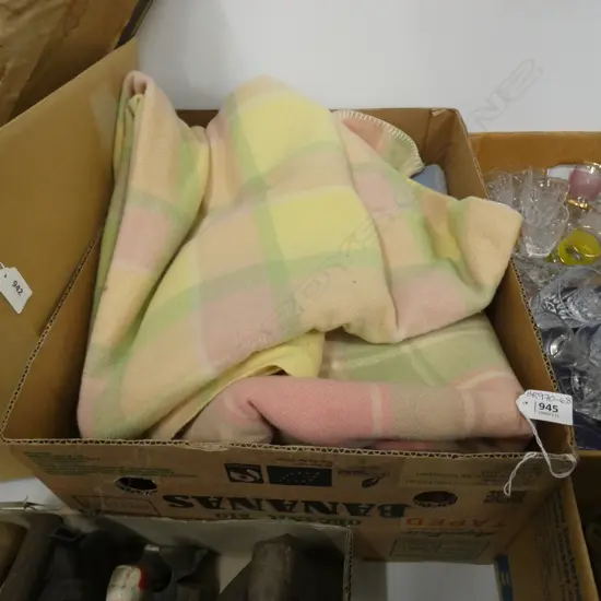 3 OLD WOOLLEN BLANKETS 