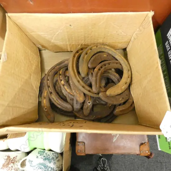 BOX LOT HORSE SHOES