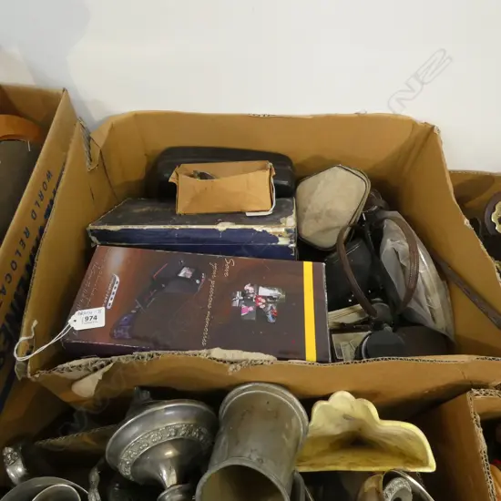 LG BOX OLD PHOTOGRAPHY / ELECTRONIC EQUIPMENT ETC..