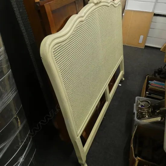 QUEEN ? FRENCH STYLE WYCOMBE CANE BED HEAD W.1620mm