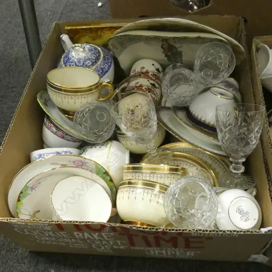 LOT ASST CHINA/CRYSTAL ETC