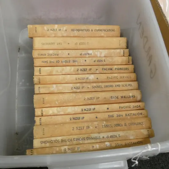 BOX SET OF OLD HARD COVER BOOKS 