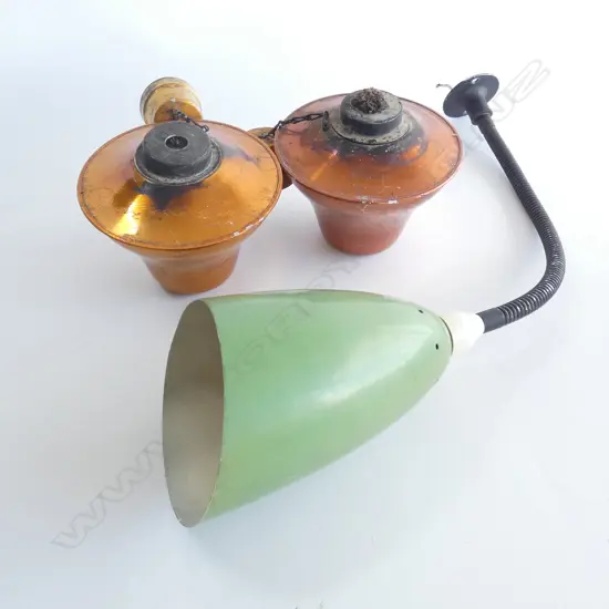 BOX LOT PR SPIRIT BURNERS & RETRO LIGHT FITTING