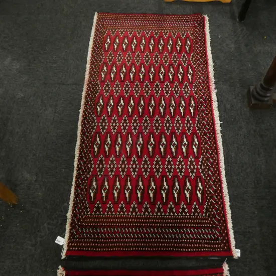 (116G) HAND KNOTTED PERSIAN TURKOMAN 1300x600mm