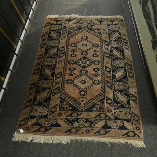 HAND KNOTTED ALL WOOL TURKISH RUG FADED...
