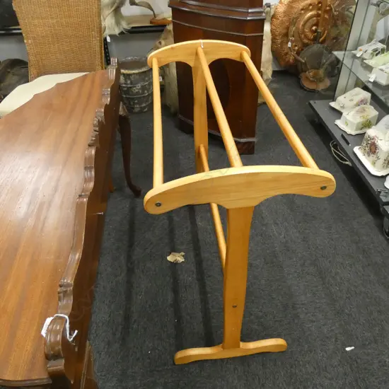 WOODEN TOWEL RAIL RACK L.815mm