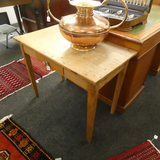 COUNTRY STYLE PINE SIDE TABLE...
