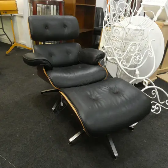 REPRO EAMES CHAIR & OTTOMAN