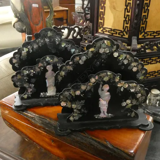 PR MOP INLAY LETTER RACKS H.200mm + DESK SET