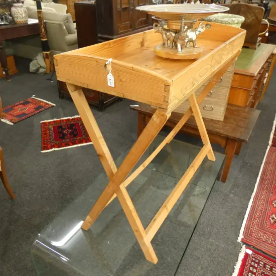 PINE TRAY TABLE...