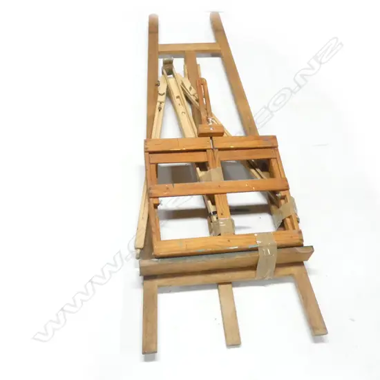 3 WOODEN ARTISTS EASELS