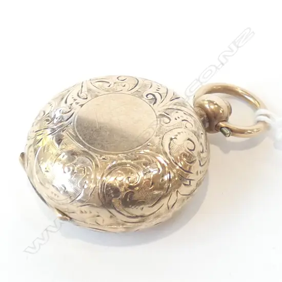 DENNISON GOLD PLATE SOVERIEGN CASE V.GD COND.