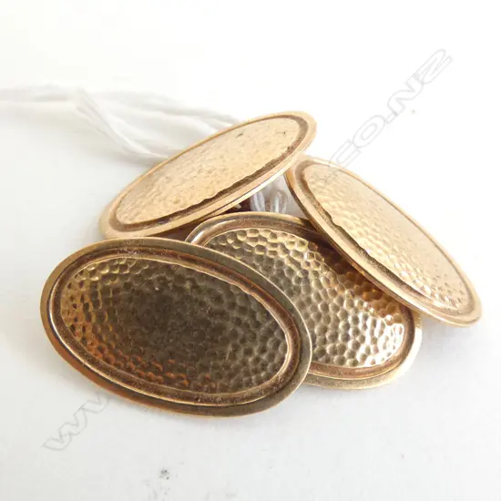 PR 9CT GOLD CUFFLINKS 6.9 GRAMS
