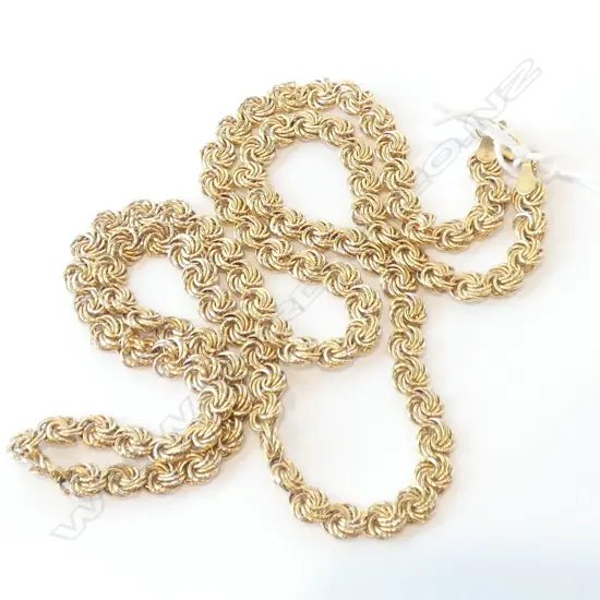 9CT GOLD CHAIN 9.25gms. A.F