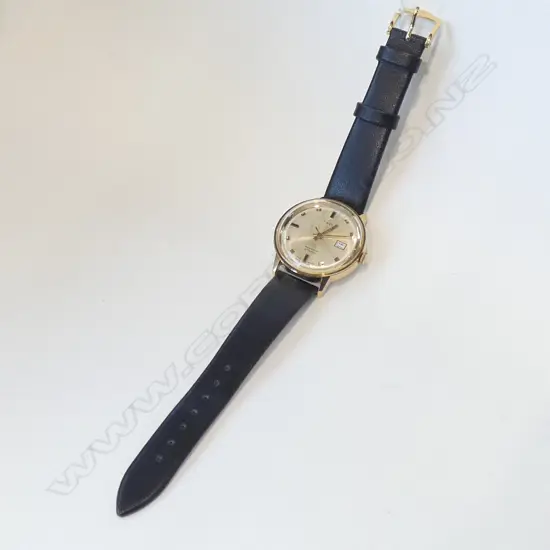 (16152) MENS LEATHER STRAP TIMEX AUTOMATIC WATCH