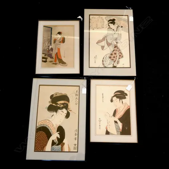 4 JAPANESE PRINTS