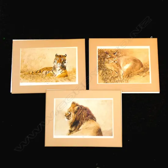 3 SIGNED LIMITED EDITION RAYMOND CHING LITHOGRAPHS