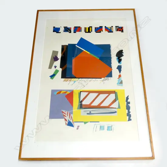 GORDON CROOK 'TURTLE BAY' SCREENPRINT '84 7/10 1070x705mm