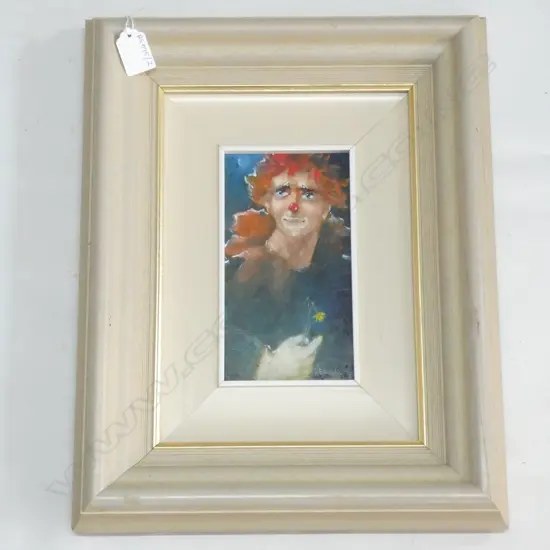 VIC EISENHUT CLOWN OIL '94 190x100mm