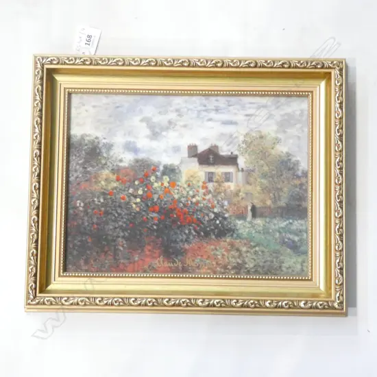 CLAUDE MONET PORCELAIN PANEL BY GOEBEL LTD. ED. 190x250mm