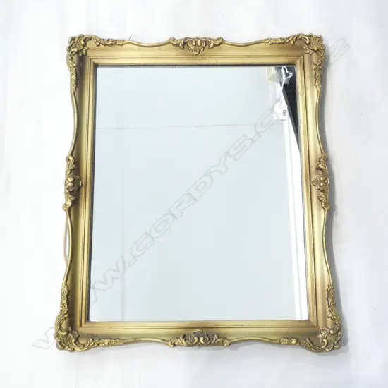 GILT FRAMED WALL MIRROR 590x500mm