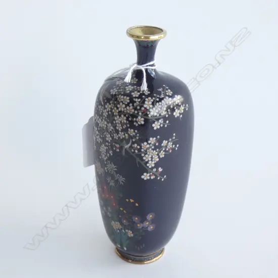 (19776) SM CLOISONNE VASE H. 155MM