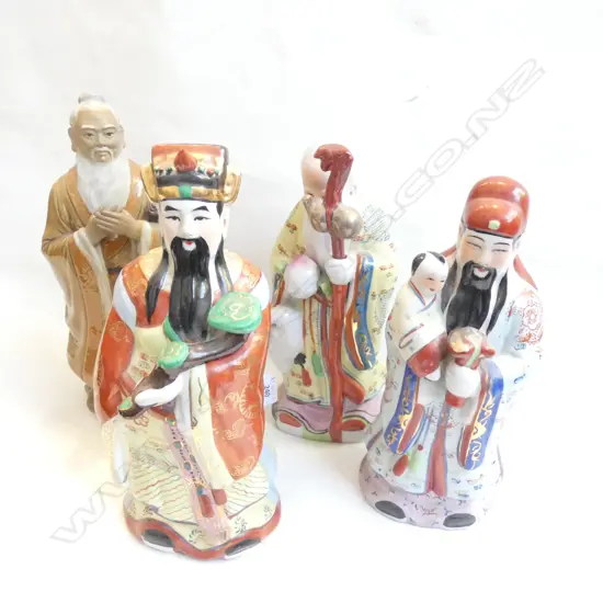 4 CHINESE FIGURES H.300mm