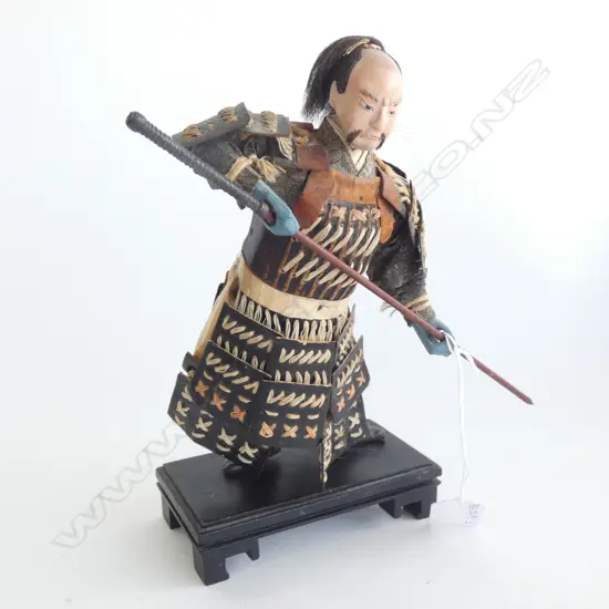 OLD JAPANESE SAMURAI FIGURE H.225mm