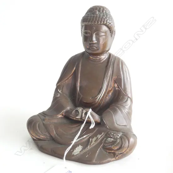 SEATED METAL BUDDHA H.170mm