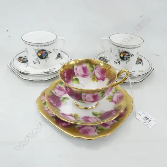 PR SHELLEY TRIOS + R/ALBERT ROSES TRIO