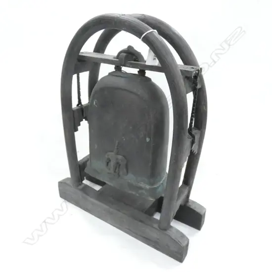 LARGE BRONZE THAI ELEPHANT BELL H.450mm