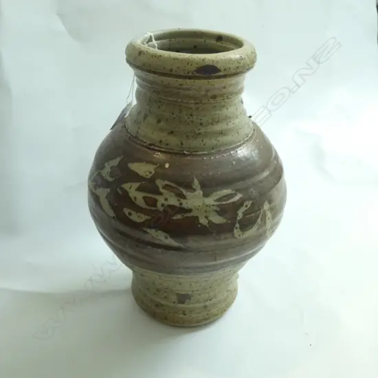 WARREN TIPPETT STUDIO POTTERY VASE H.300mm