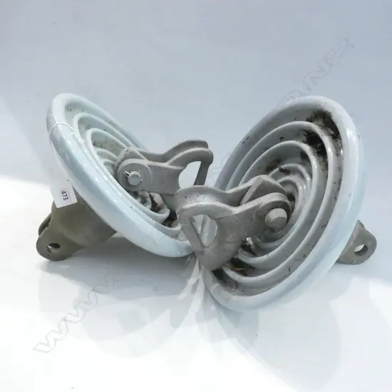 PR OLD ELECTRICAL INSULATORS 240mm dia