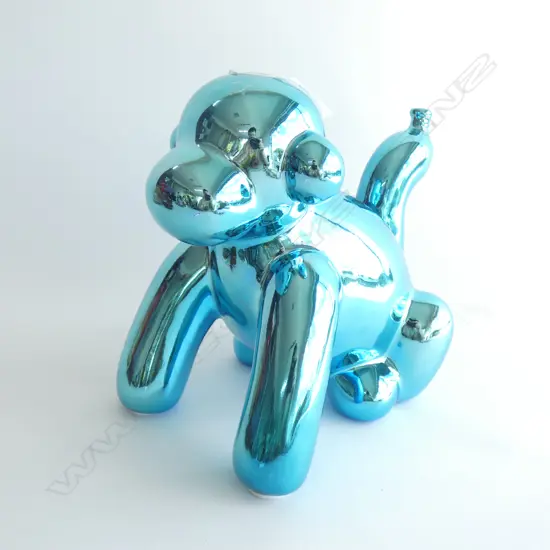 JEFF KOONS STYLE BALLOON MONKEY MONEY BANK L.230mm