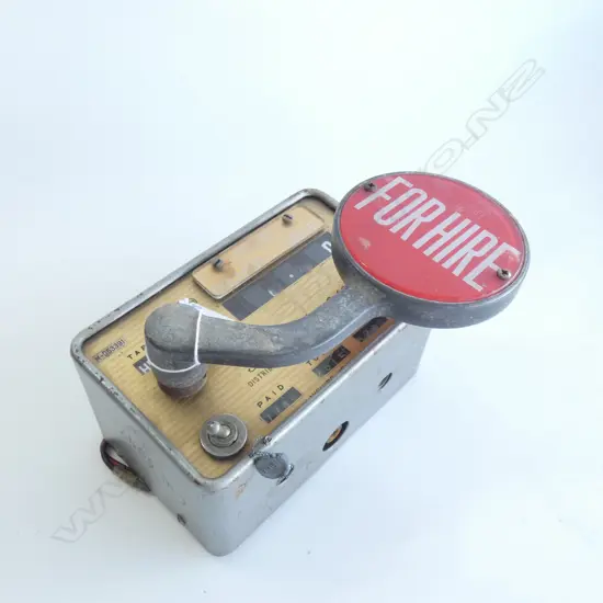 VINTAGE NISHIBE TAXI TARIFF FARE COUNTER 