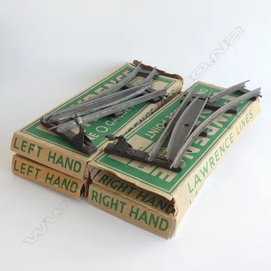 FOUR BOXES LAWRENCE LINES TRACKS