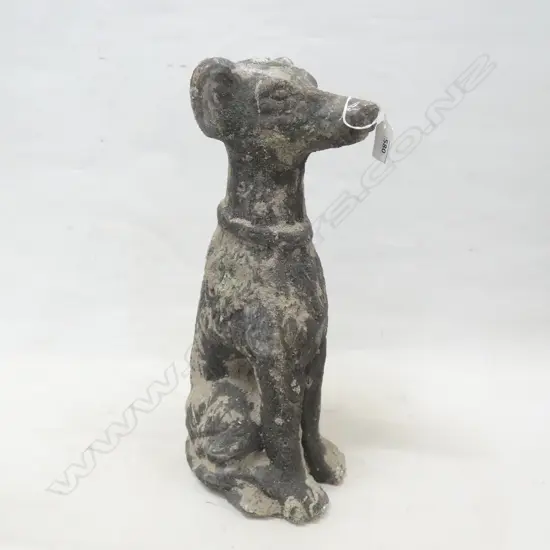 CERAMIC GARDEN DOG H.510mm
