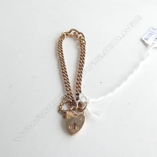 VICTORIAN 9CT ROSE GOLD BRACELET; TURQUOISE w. SEED PEARLS 5.2 GRAMS