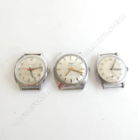 3 GENTS VINTAGE WRIST WATCHES 