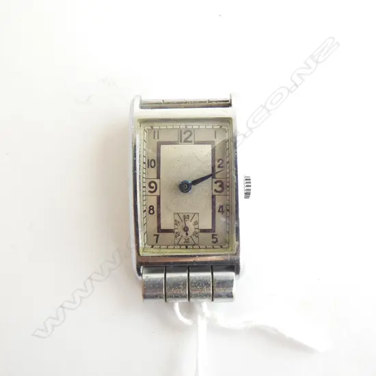 ART DECO GENTS WATCH TANK FORM 