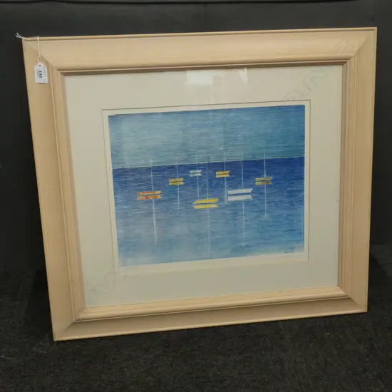 LOMA 'YACHTS AT ANCHOR' 1/5 ARTISTS PROOF 330x400mm