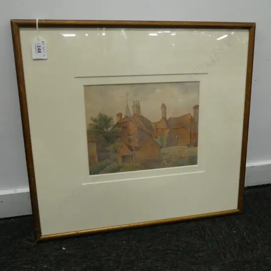 ARTIST UNKNOWN W/C 'AT MAYFIELD, SUSSEX 1911' 170x220mm