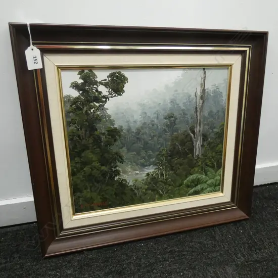 YVONNE MCMAHON 'KAWAKAWA WESTLAND' OIL 285x335mm